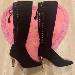 ロングブーツ タンス整理品の画像