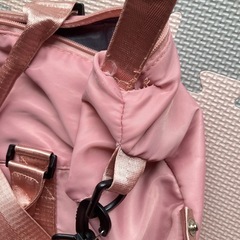 値下げ！！旅行用バッグピンク・中古訳あり！の画像
