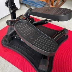 NICEDAY ナイスデイ ND-1B BLACK サイドステッパー 健康ステッパー 家庭用運動器具 専用ハンドル 保護マット付き オークロンマーケティング 中古品 ③の画像