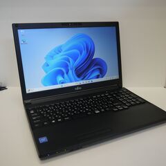 富士通 Windows11 15.6型ノートPC SSD + メ...