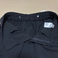 ワイドパンツ　黒の画像