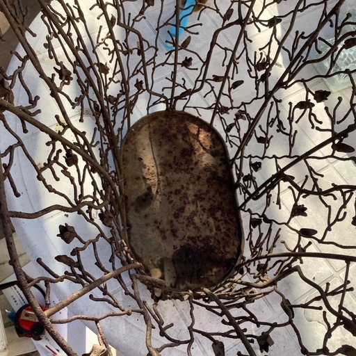 アイアン　フラワーバスケット　アイアンプランター 昭和レトロ アイアン フラワーバスケット アイアンプランター 昭和レトロ