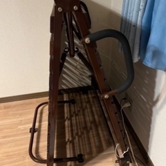 折りたたみベッド キャスター付 すのこベッドの画像