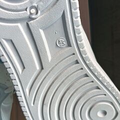 新品 25.5cm メンズ スニーカー ホワイト 厚底 シューズ 普段着 識別番号:(N118-S)の画像
