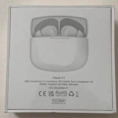ACHOICEワイヤレスノイズキャンセリングイヤホン ホワイトの画像