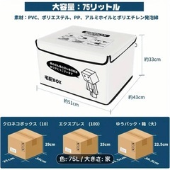 折りたたみ宅配ボックスの画像