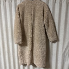フリーサイズ　フワモココート　ベージュの画像