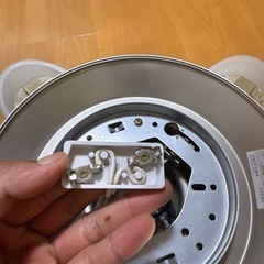 0円】陶器製の4灯シーリングライト、お譲りします！の画像