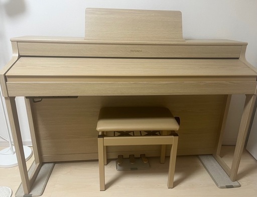 【美品】Roland 電子ピアノ HP702-LA（ライトオーク調）