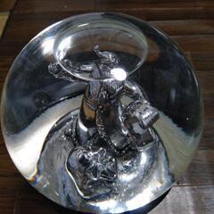中古　water globe buule a neige　スノードームの画像