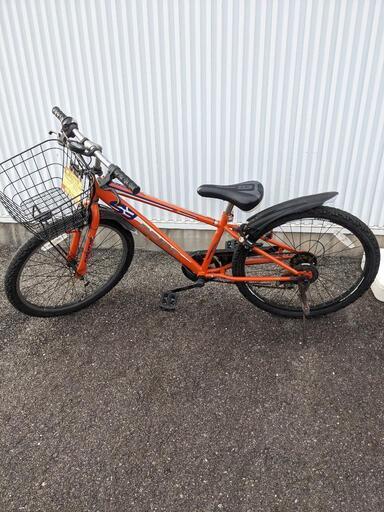 子供用自転車★24インチ★6段変速★オレンジ色