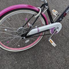 子供用自転車★22インチ★黒色★防犯登録料込みの画像