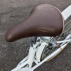 子供用自転車★24インチ★白色★オートライト★防犯登録料込みの画像