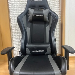 【美品❣️】Gtracing ゲーミングチェア 座椅子　ブラック...