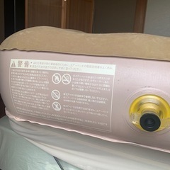 コールマンエアーベッドダブルサイズポンプ内蔵の画像