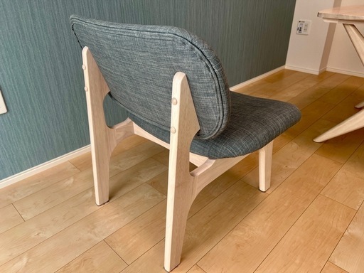 ★美品★ニトリ　2人用ダイニングテーブルとチェアセット90cm