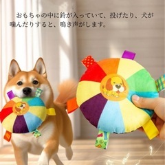 犬用 フリスビー おもちゃ 鈴入りの画像