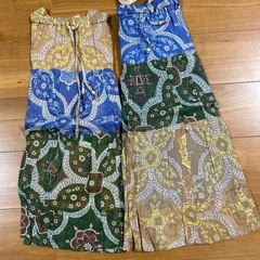 マルチカラースカート２枚
の画像