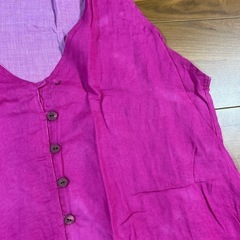 ノースリーブチュニックピンク新品未使用の画像