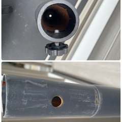 【難あり】ガーデンパラソル　半円　ベースのみの画像
