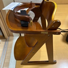 【再募集】KATOJI ベビーチェア　子供　椅子中古の画像