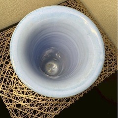 配送可能　秘色窯造 花瓶　華道具　花入　花器　釜印あり　茶道具　骨董　古道具　アンティーク　古董　古玩　花器の画像