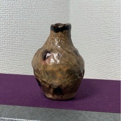配送可能　小壺 花入 花器 古美術 アンティーク 油壺 花瓶 時代物　古道具　古玩　骨董　古董 の画像