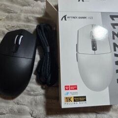 未使用　ATTACK SHARK G3ワイヤレスゲーミングマウスBK52820チップ搭載の画像