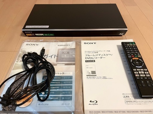 SONY BDZ-EW1000 1TB ブルーレイレコーダー ソニー | SONY ブルーレイ