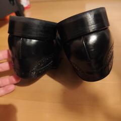 (値下げ)メンズ革靴ウイングチップレザーソールの画像