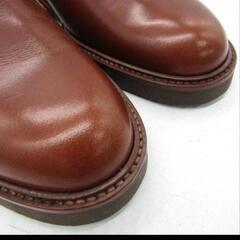 『新品未使用』ハッシュパピー 　Hush Puppies　モンクストラップ　メンズ　本革　ビジネスシューズ　
25cm　 3E 　ブラウンの画像