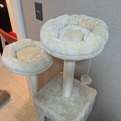 キャットタワー 中古 割と綺麗 高さ135cmの画像