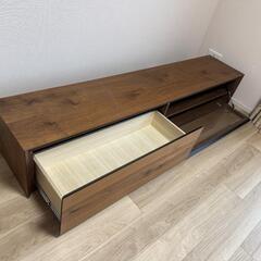 ライチョウ テレビボード 幅200cm ウォールナットの画像