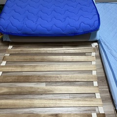 マットレス　すのこ　冷感パッド　セットの画像