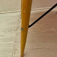 ダイニングチェア2脚　椅子　オレンジ　イエロー黄色の画像