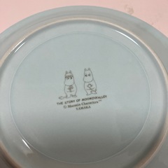 ムーミンの皿の画像