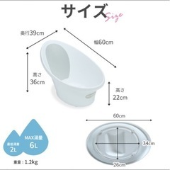 シュナグル ベビーバス シンクで使える　の画像