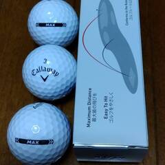 新品ゴルフボール　Callaway　SUPER SOFT MAX　3スリーブ9球の画像