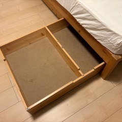 無印良品ベッド下収納の画像