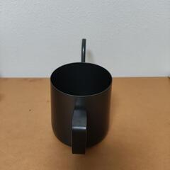 黒いコーヒーポットの画像