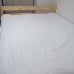 無印クイーンズベット　マットレス付きの画像