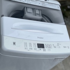 送料・設置込み可　洗濯機　5.5kg Haier 2023年【分解クリーニング済み】の画像