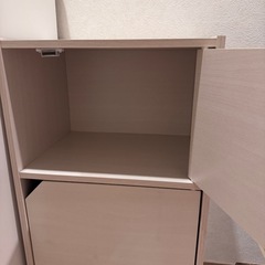 カラーボックス　白　ベージュ
の画像