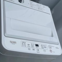 送料・設置込み可　洗濯機　5kg ヤマダ　2021年【分解クリーニング済み】の画像