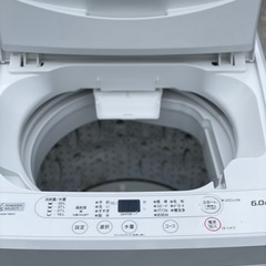 送料・設置込み可　洗濯機　6kg ヤマダ　2021年【分解クリーニング済み】の画像