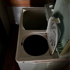 二槽式洗濯機差し上げますの画像