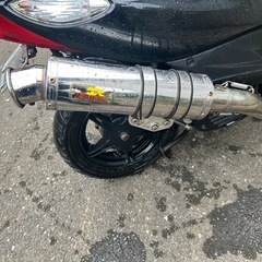 軽整備済み‼️ JOG ZR リアライズマフラー　バッテリー新品　燃料ポンプ新品　配送可能　現車確認可能の画像