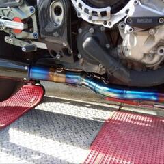 BMW S1000RR 2010 - 2014 マーベリック　MAVERICK 特注 フルチタンマフラー カーボンカウル付の画像