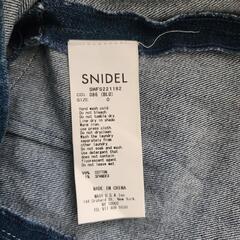 SNIDELデニムミニスカートSの画像