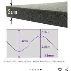 吸音(防音)スポンジ_未使用品ありの画像